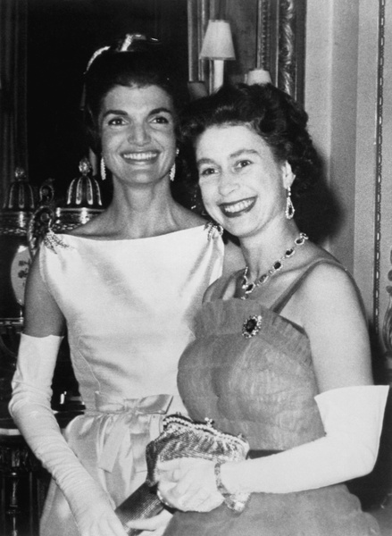 Жаклин Кеннеди и Елизавета II