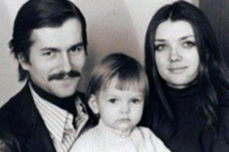 Игорь Ливанов с женой Татьяной и дочерью Ольгой