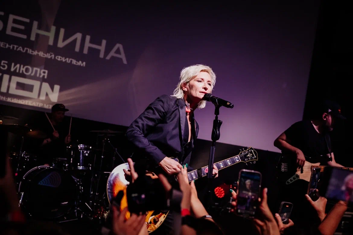 Михалкова, Волкова, Безрукова на премьере фильма про Диану Арбенину