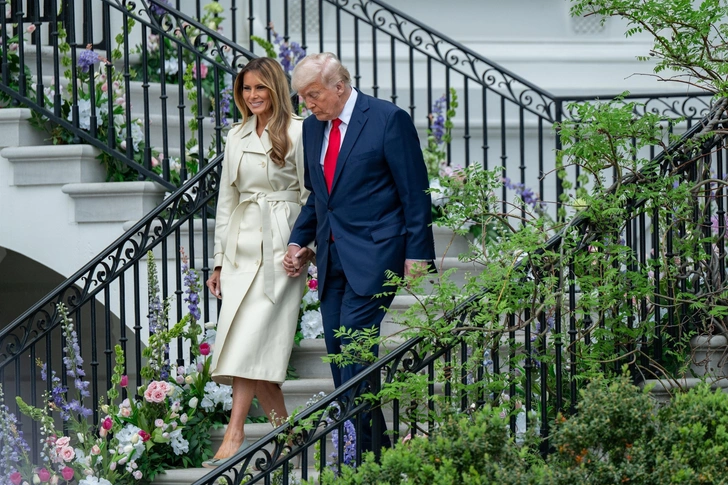 Мелания и Дональд Трамп