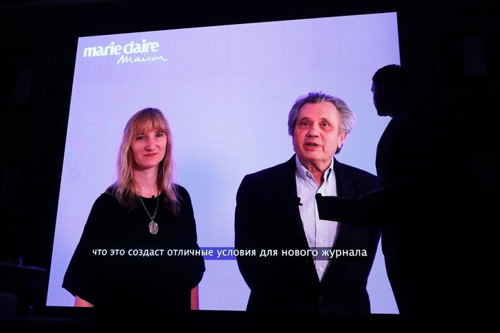 Галия Лупан и Жан де Буадефр (Marie Claire Internation)