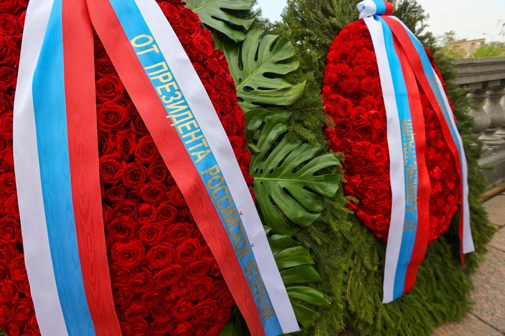 Венок от Владимира Путина