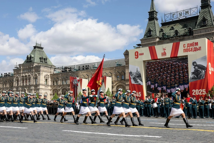 Кадры с Парада Победы