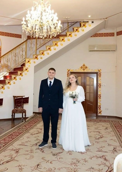 Анастасия Белозерова с мужем