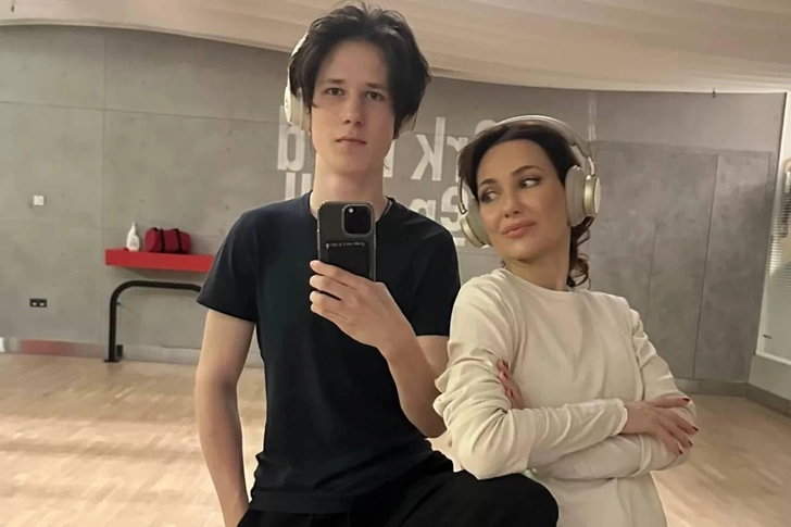Екатерина Климова с сыном