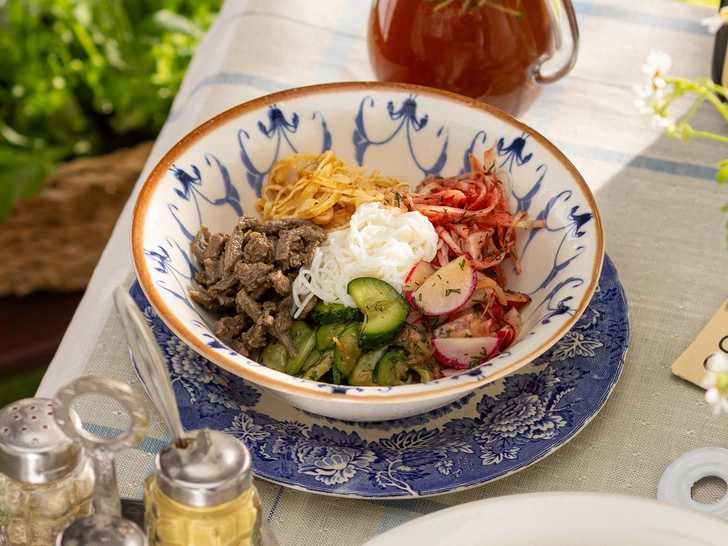 Кукси с телятиной и овощами