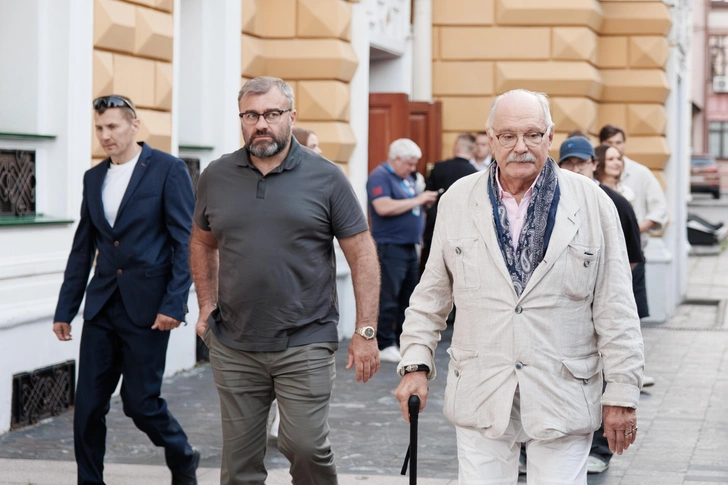 Михаил Пореченков и Никита Михалков