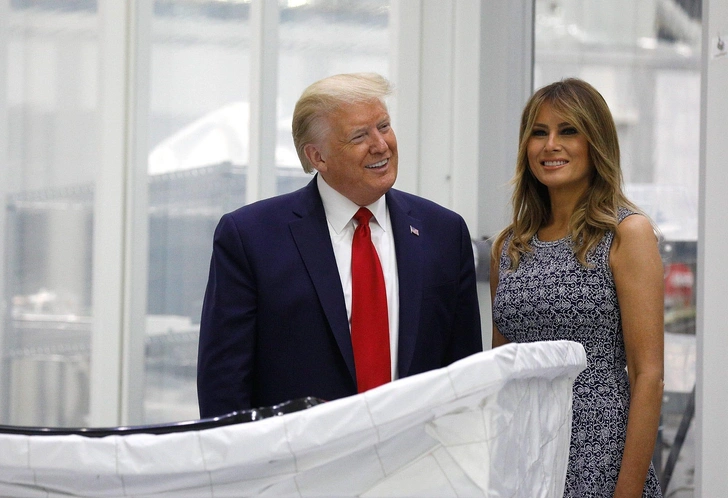 Дональд и Мелания Трамп