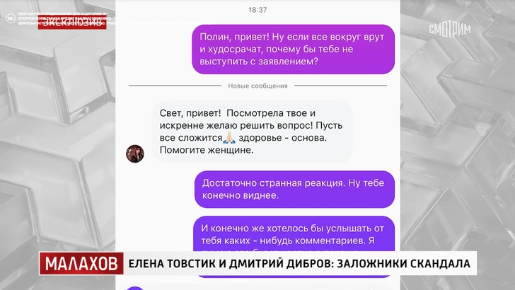 Переписка Полины Дибровой и Светланы Сильваши