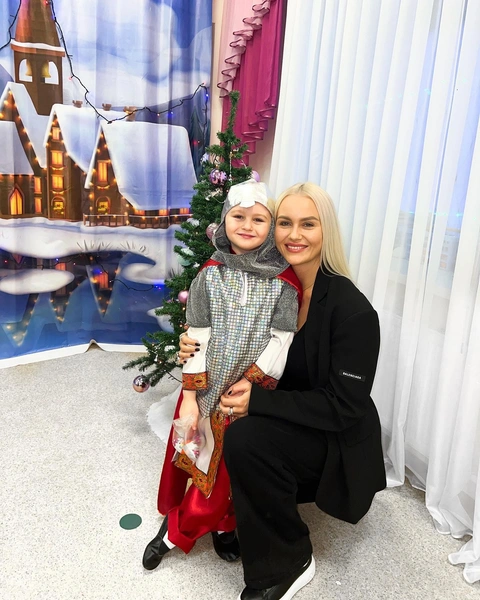 Екатерина Семенова с сыном