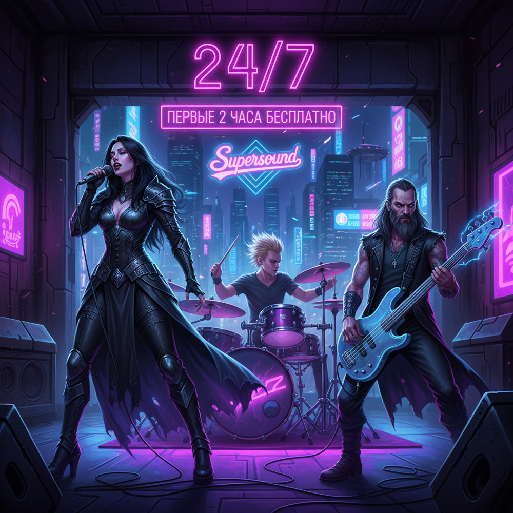 Музыкальная студия с хорошим звуком в центре Нижнего Новгорода