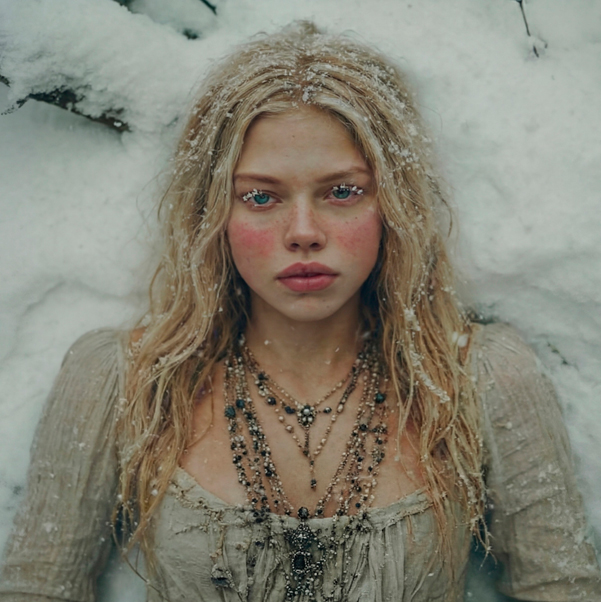 Снегурочка-Sasha-Komovich-презентовала-второй-трек-«Снег-под-кожей»
